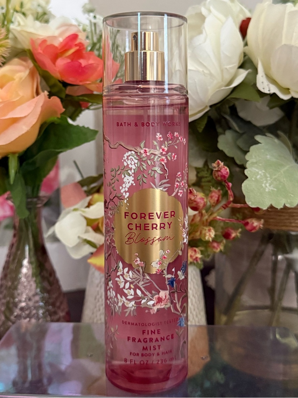 🆕🌸 BATH & BODY WORKS “FOREVER CHERRY BLOSSOM” FINE FRAGRANCE MIST. BRAND NEW.